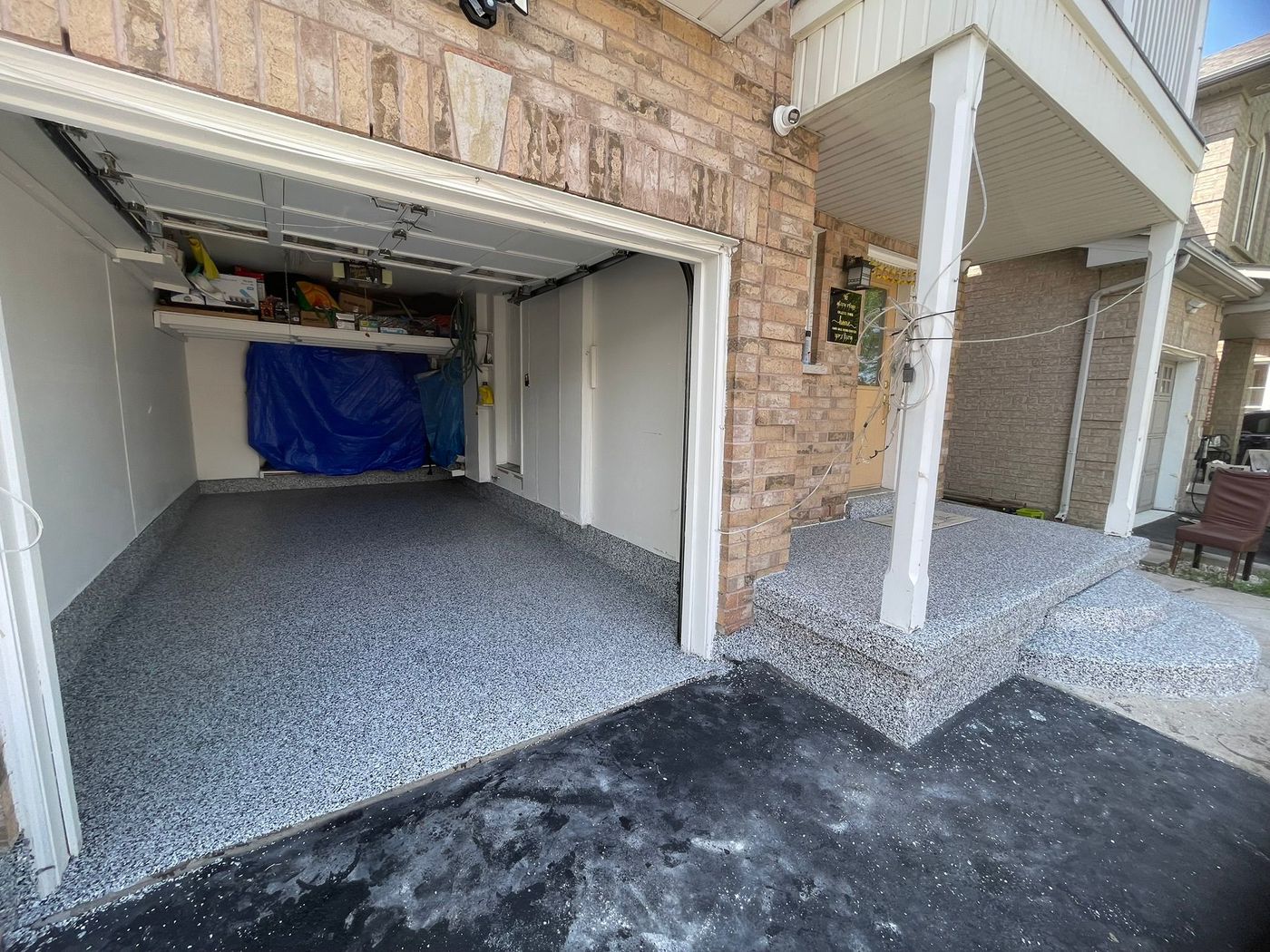 Garage and porch epoxy coating